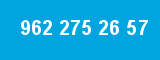 962 275 26 57 962 275 26 57